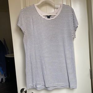 H&M black and white striped shirt